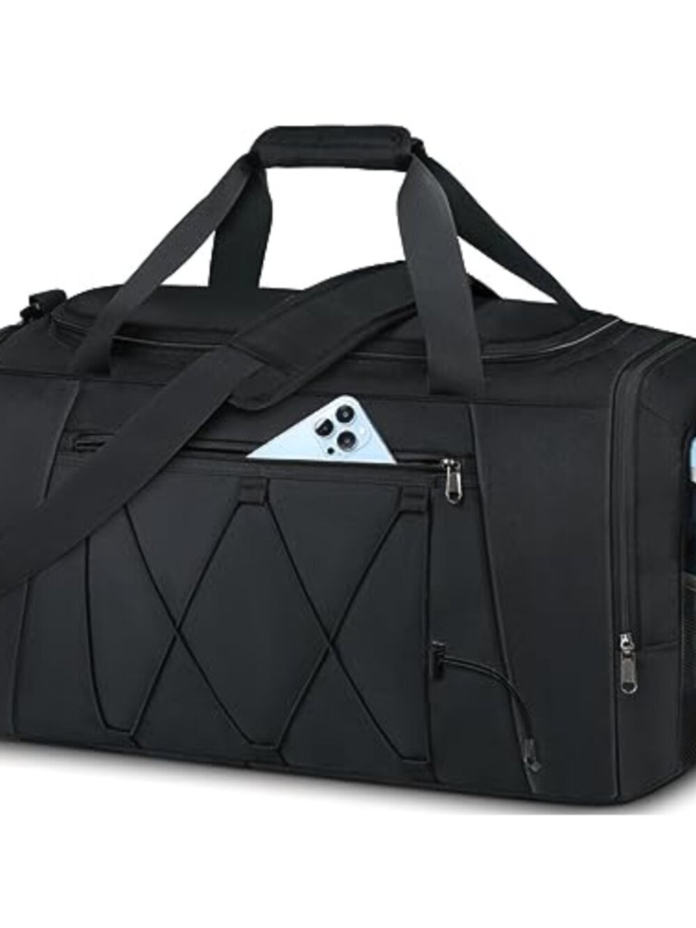Large 40L Waterproof Sports Duffel with Shoe Compartment